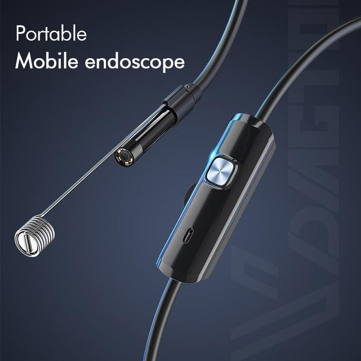 Digital endoscope camera for car and home, delivering clear images in wet conditions