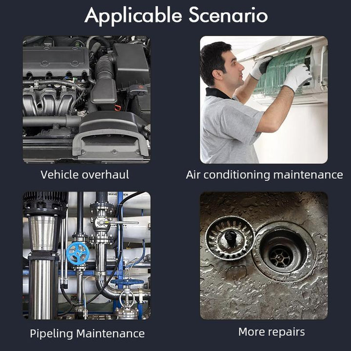 Waterproof endoscope inspection camera, essential tool for mechanics & homeowners