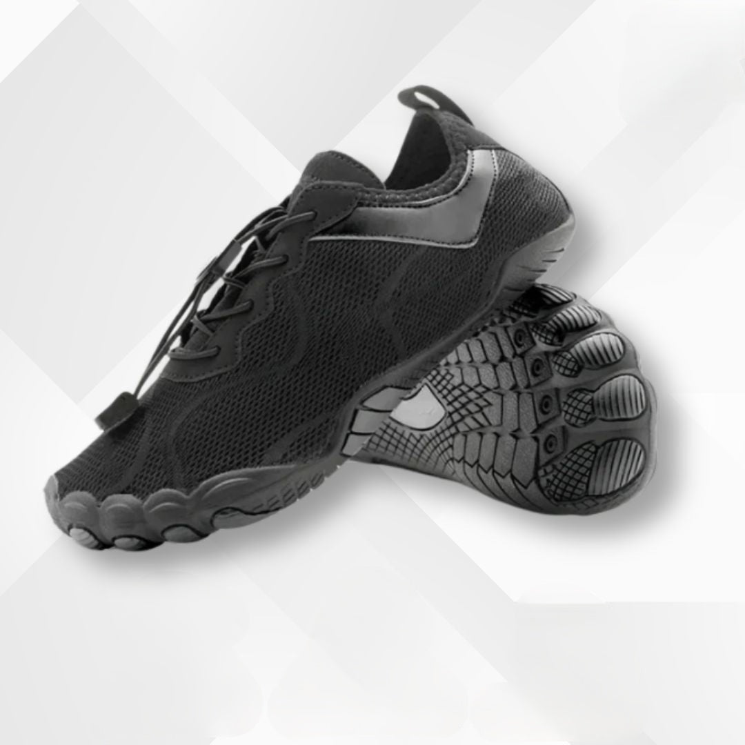 All-weather orthopedic barefoot sneakers with flexible sole & waterproof design for ultimate comfort & support.