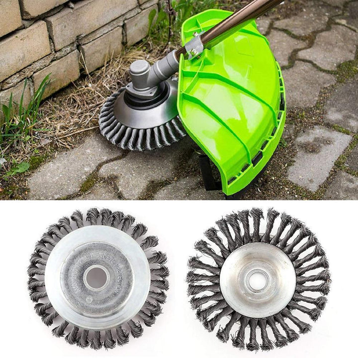 Outdoor equipment: Weed brush replacement head for mowers, ensuring clean edges