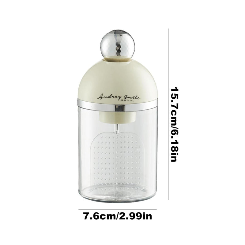 Electric facial foam maker with multiple brush attachments, offering versatile deep cleansing.