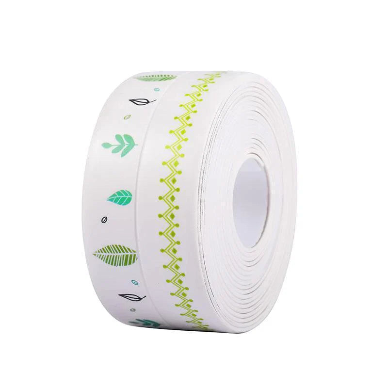White waterproof professional-grade sealing strip, offering a long-lasting adhesive bond for home use
