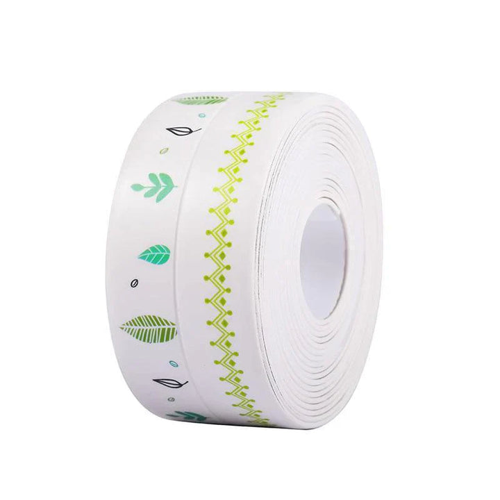 White waterproof professional-grade sealing strip, offering a long-lasting adhesive bond for home use