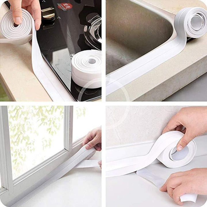 Roll of waterproof sealing strip for home improvement, suitable for kitchen and bathroom applications