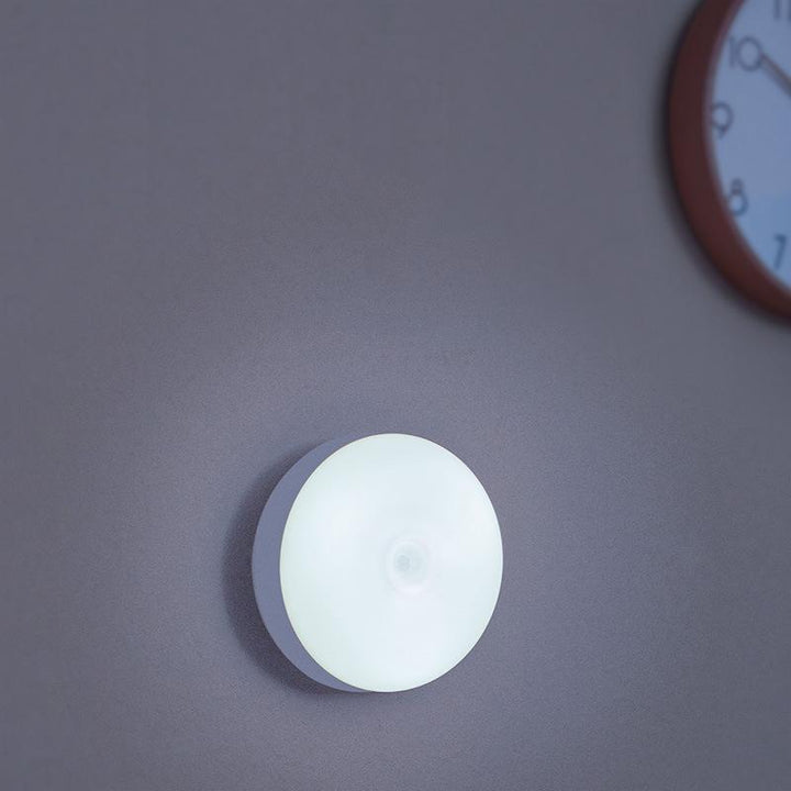 Motion sensor LED light for home security, warm white, wireless, provides illumination when needed