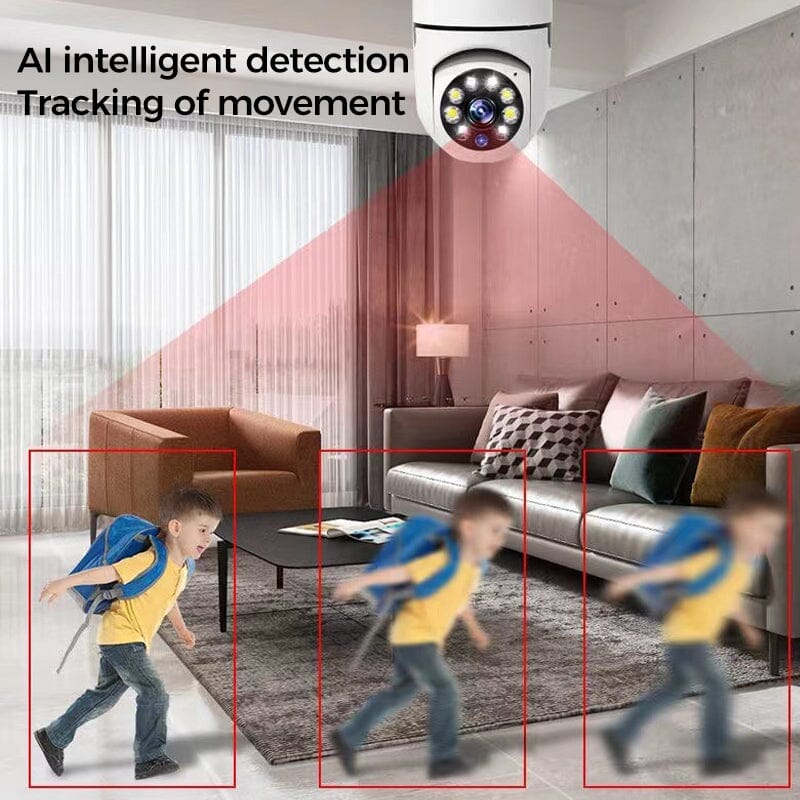 Wireless security light bulb camera, ensuring home safety with smart features