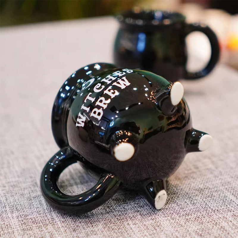 Witchcraft Cauldron Mug, designed for spooky season, a unique gift for lovers of magic and fantasy
