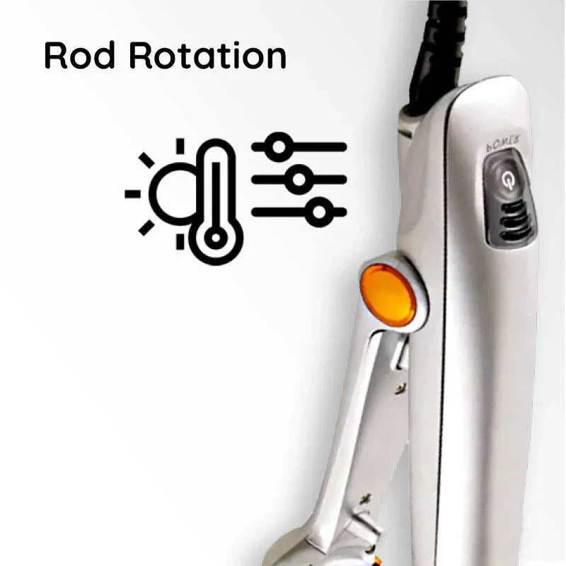 TavvitaImp010 2-in-1 rotating hot brush; perfect hair tool for women's styling & care.