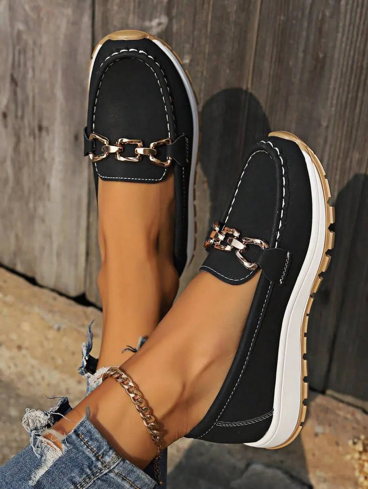 Women's Adeline orthopedic loafers, non-slip for all-day comfort and arch support.