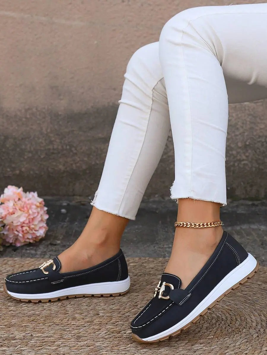Handcrafted Adeline orthopedic loafers, offering superior comfort & arch support for women.