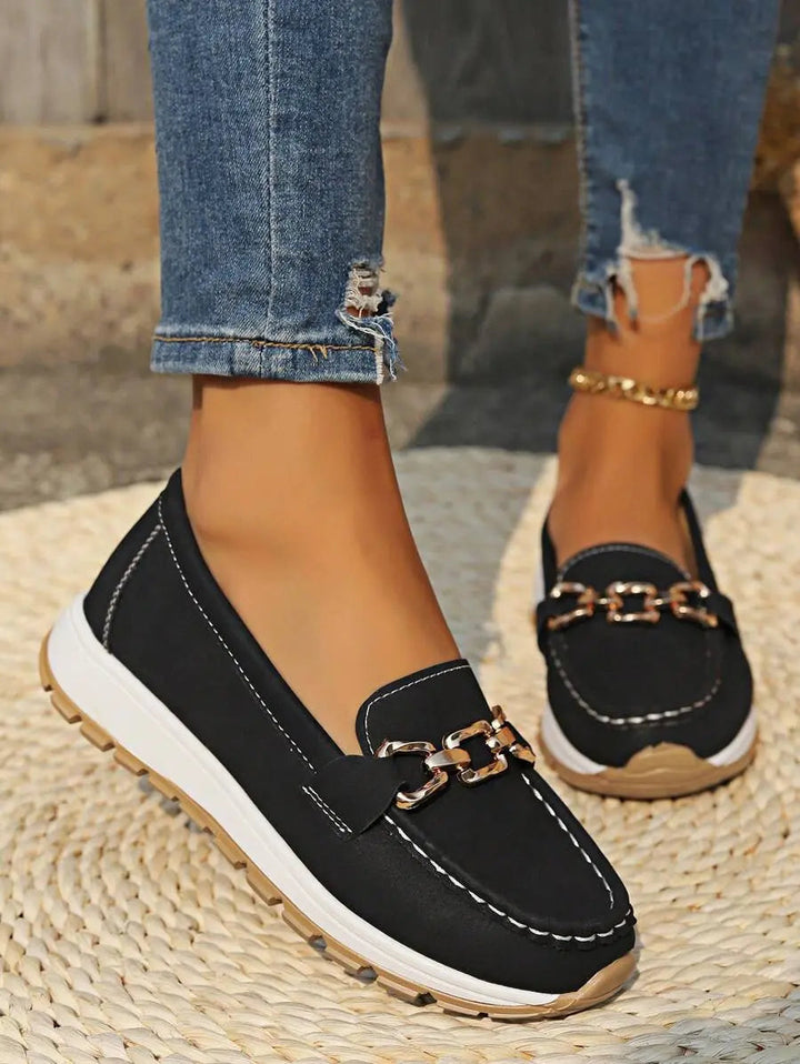 Adeline women's casual loafers, non-slip design with comfortable arch support for daily wear.