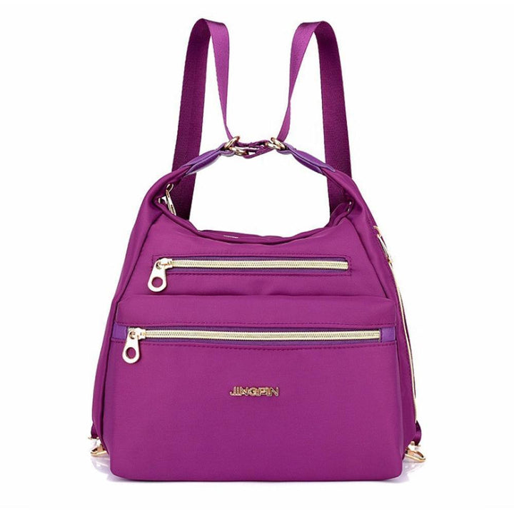 Multi-pocket anti-theft women's bag, keeping essentials safe & organized.