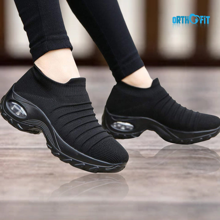 Women's arch support sneakers for all-day comfort, perfect for walking and daily wear.