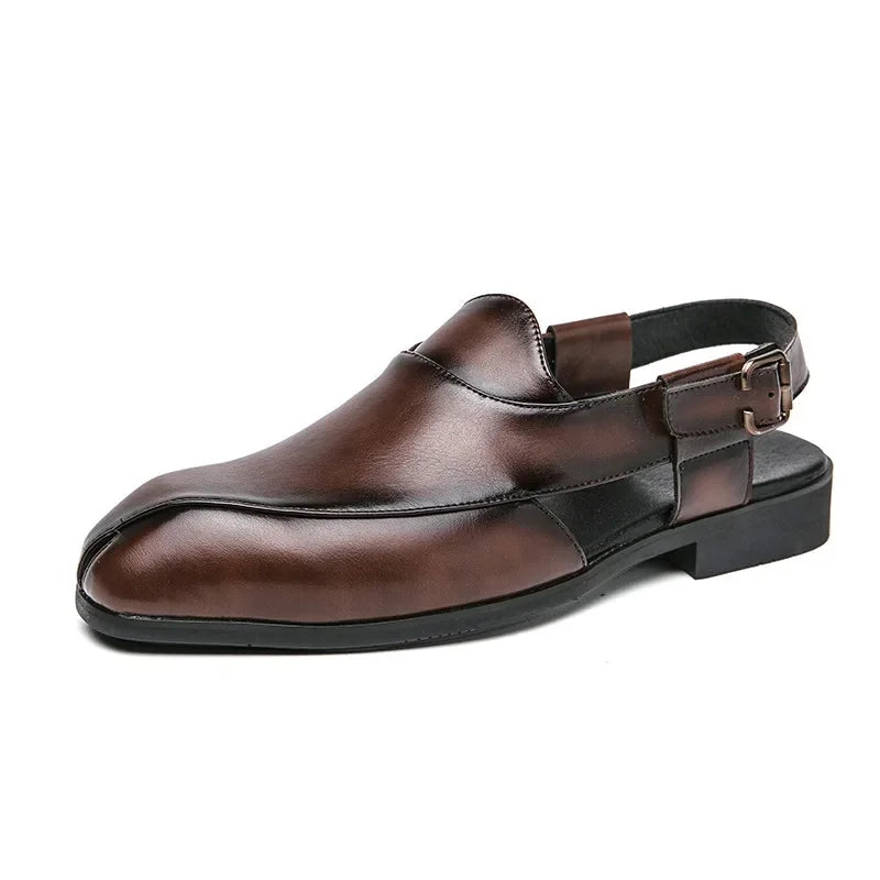 Elegant women's black leather square toe slingback loafers, a must-have for sophisticated comfort