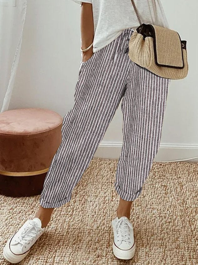 Breathable women's comfort pants, moisture-wicking for active lifestyles & everyday ease. Relaxed fit.