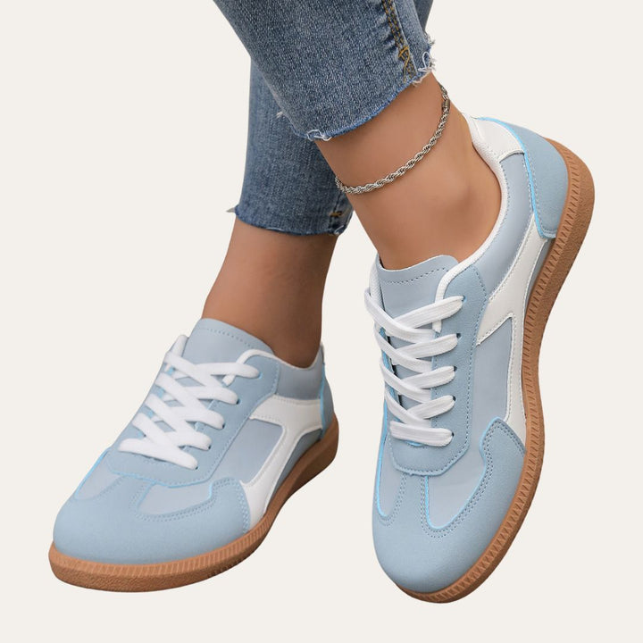 Fashionable women's low top sneakers, designed for comfort and a casual look, great for spring