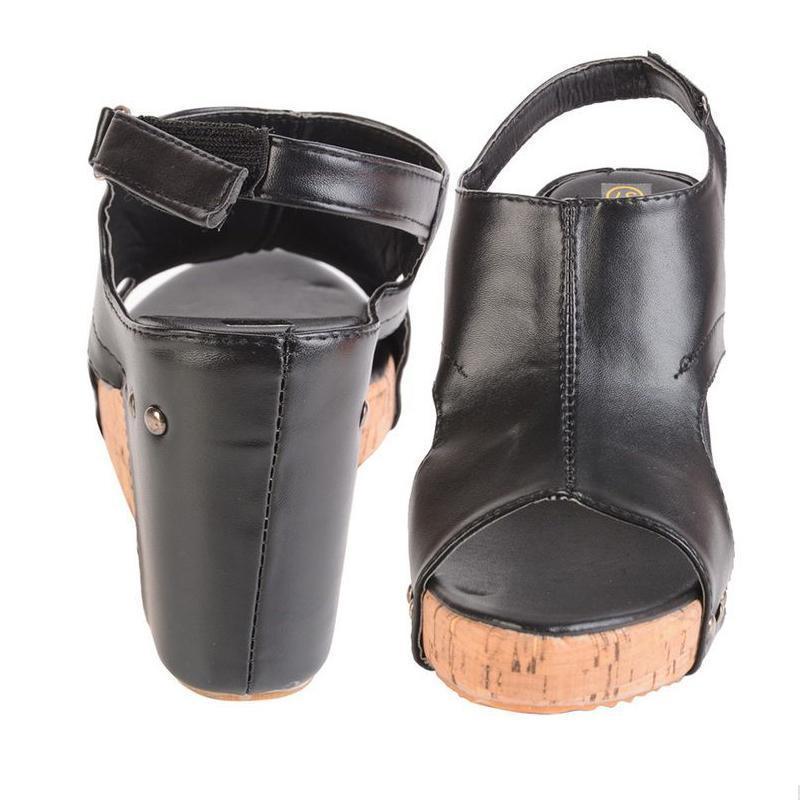 Wedge heel sandals for women, platform style for extra height and comfort