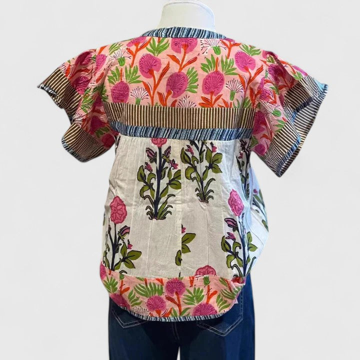 Elegant women's embroidered blouse with delicate detailing. Achieve effortless style, perfect for a chic & casual look.