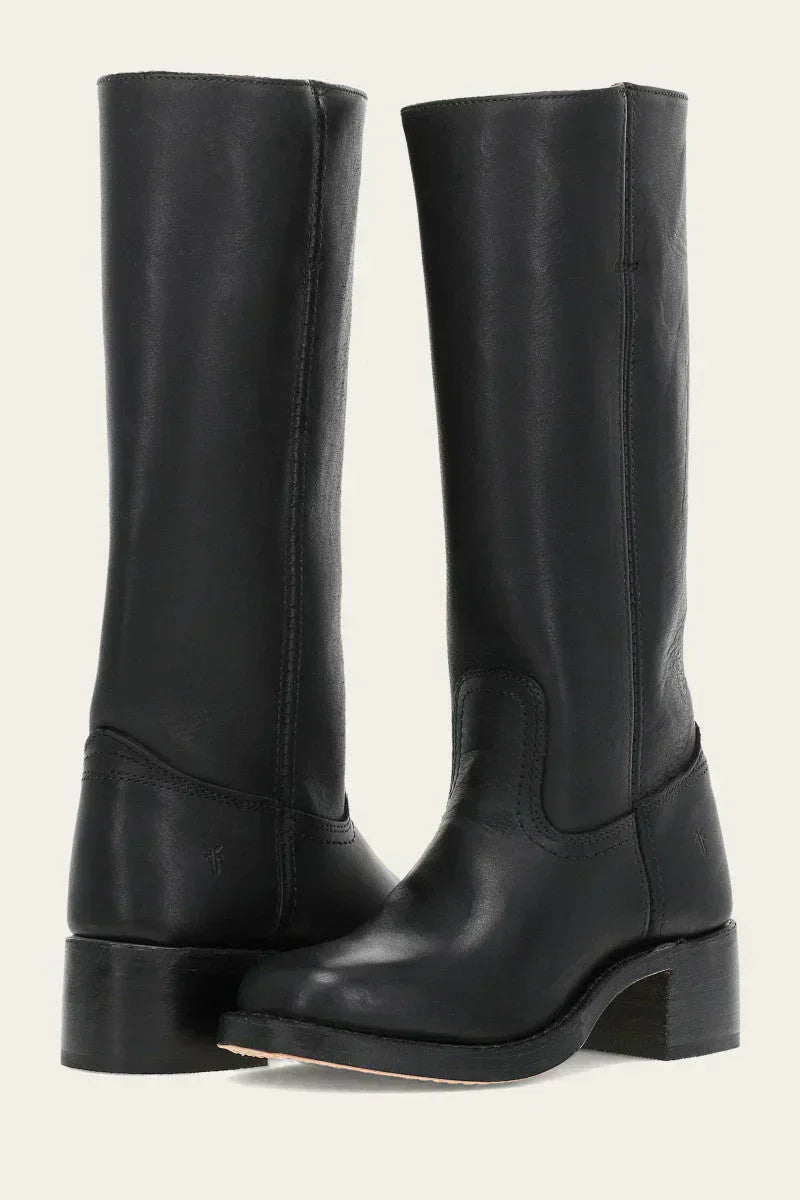 Comfortable and versatile women's mid-calf western boots with a classic cowboy boot look.