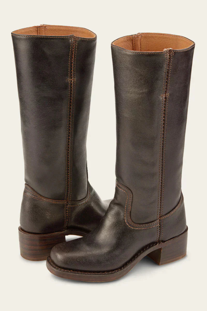 Women's fashionable mid-calf cowboy boots, a timeless addition to any wardrobe.