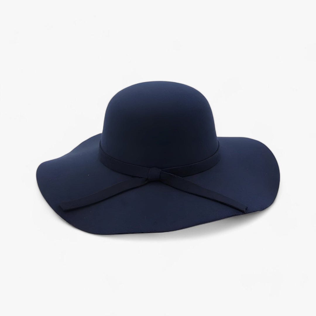 Marveil women's red wool felt fedora hat, a classic and warm headwear accessory.