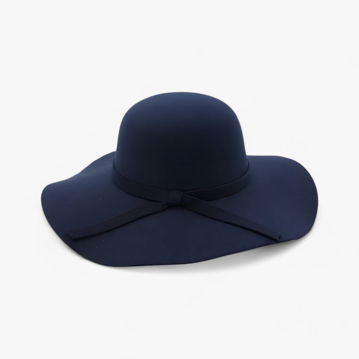 Marveil women's red wool felt fedora hat, a classic and warm headwear accessory.