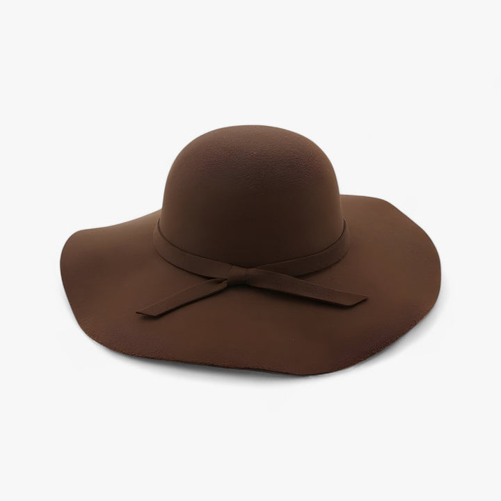 Red wool felt fedora hat for women, essential headwear for stylish fall and winter outfits.