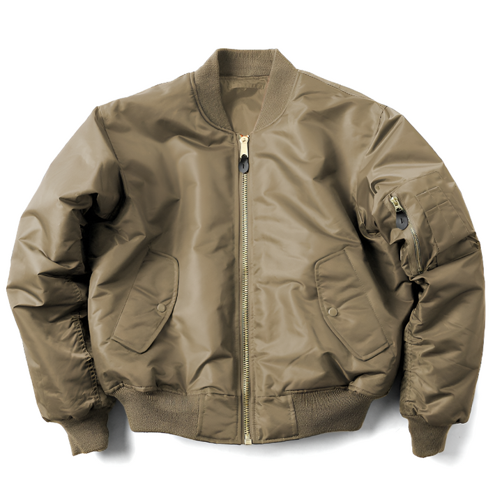 Stylish women's rib-knit bomber jacket, an essential classic outerwear for versatile fashion.