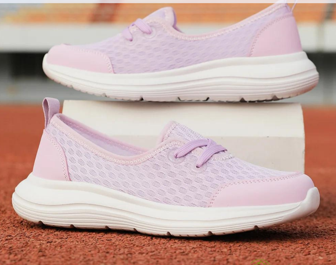 Women's CloudWalk orthopedic shoes for pain relief, offering arch support and ultimate comfort for walking.