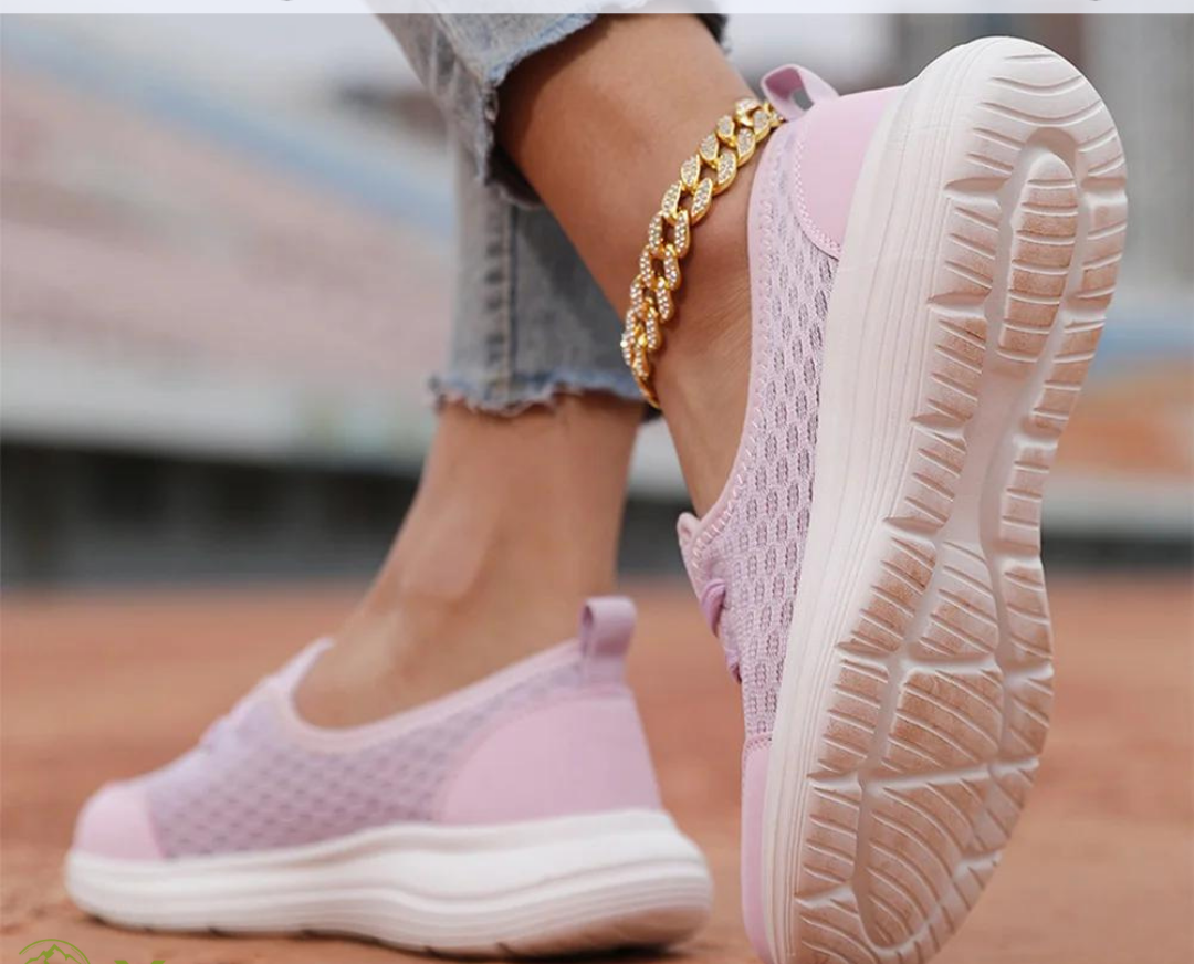 Comfortable CloudWalk women's shoes with soft cushioning, ideal for pain relief and active lifestyles.