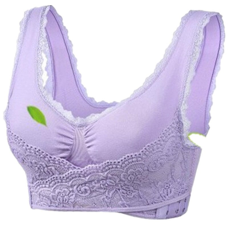 Stylish women's side closure bra, perfect for daily wear, with exquisite lace accents.