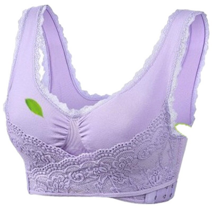 Stylish women's side closure bra, perfect for daily wear, with exquisite lace accents.