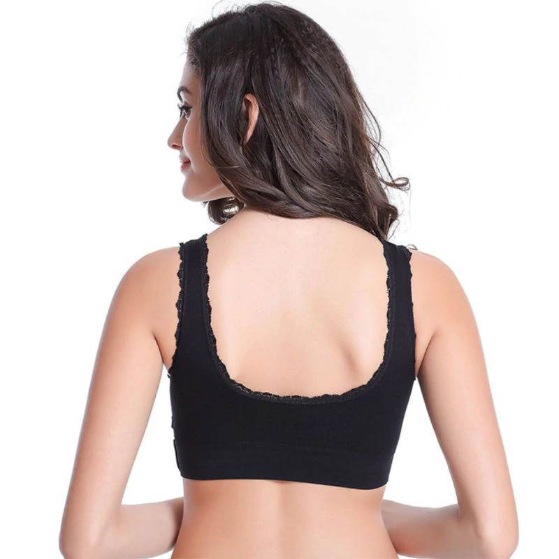 Daily wear women's lace bra, designed for comfort with a practical side closure.