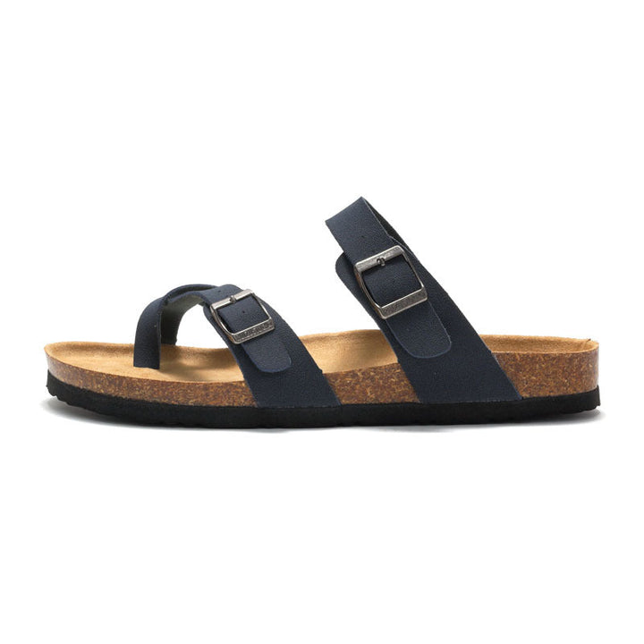 Women's Cork Footbed Sandals with soft, breathable suede lining for all-day comfort
