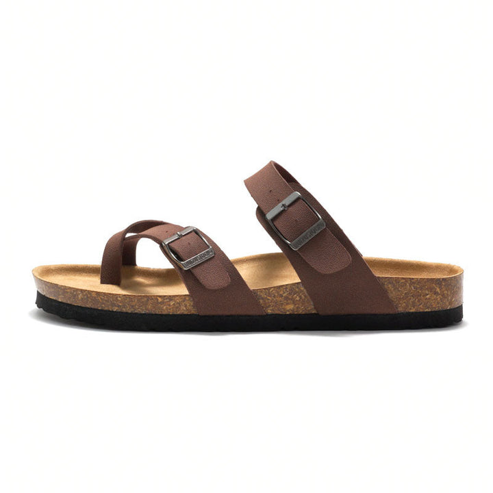 Group shot of Women's Comfort Cork Sandals, featuring different suede strap designs