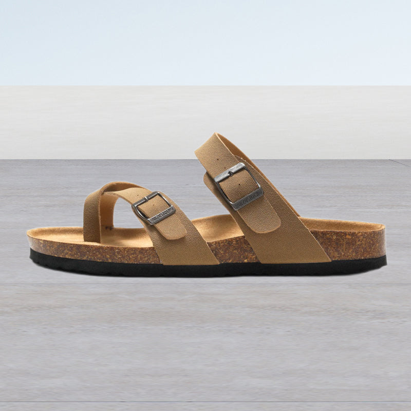 Women's Cork Sandals in various colors, showcasing comfort and versatile footwear options