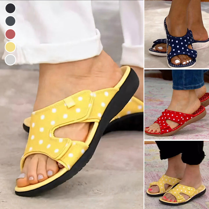 Women's comfort non-slip sandals, stylish summer footwear with arch support