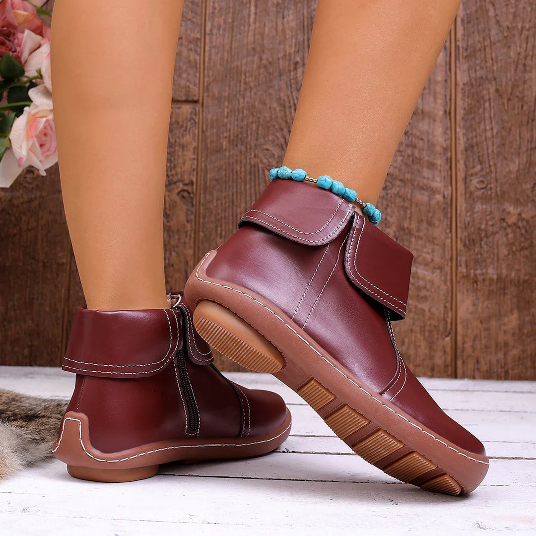 Black comfortable ankle boots for women, suitable for both office and casual outings.