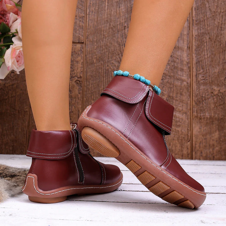 Black comfortable ankle boots for women, suitable for both office and casual outings.