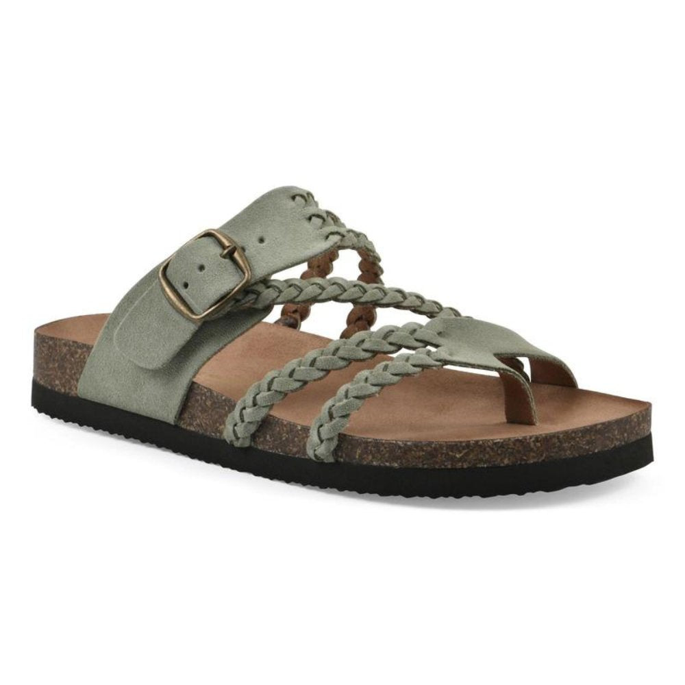 Women's comfortable braided strap sandals with arch support, perfect for summer shoes & warm weather.
