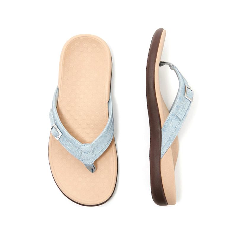 Summer shoes: women's comfortable PU flip flops, excellent for warm weather.