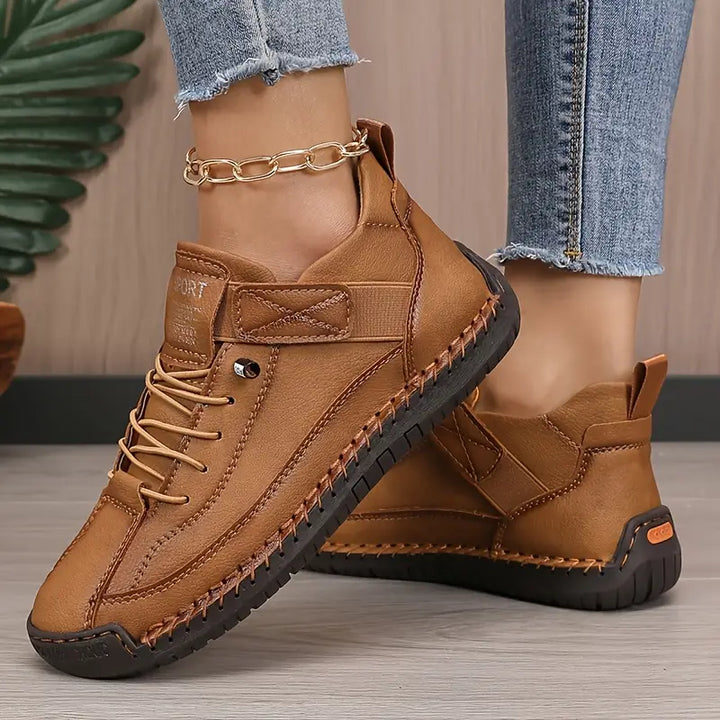 Women's comfortable slip-on sneakers, versatile footwear for everyday walking and casual style.