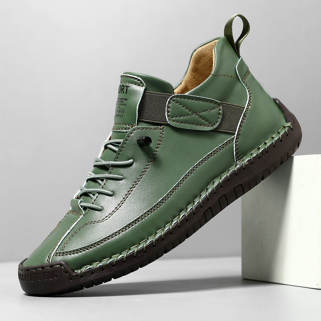 Supportive women's slip-on sneakers with cushioning, designed for comfortable everyday walking & versatile style.