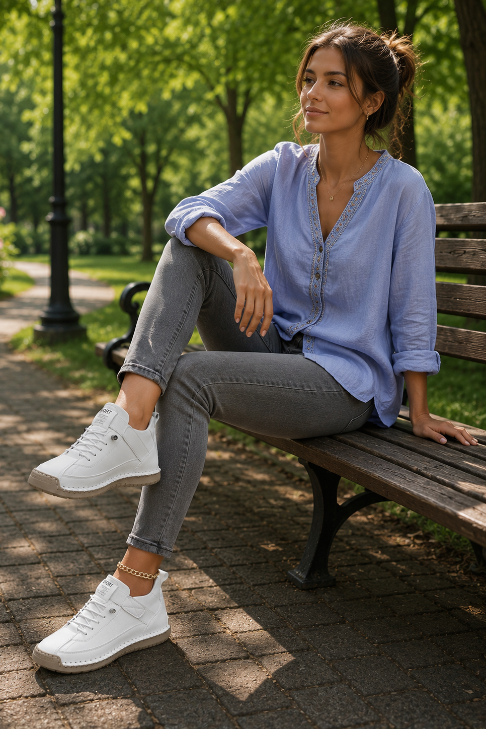 Women's comfortable everyday sneakers, ideal for daily wear & walking.