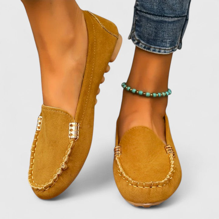 Fashionable women's orthopedic loafers, combining style with ultimate foot support.