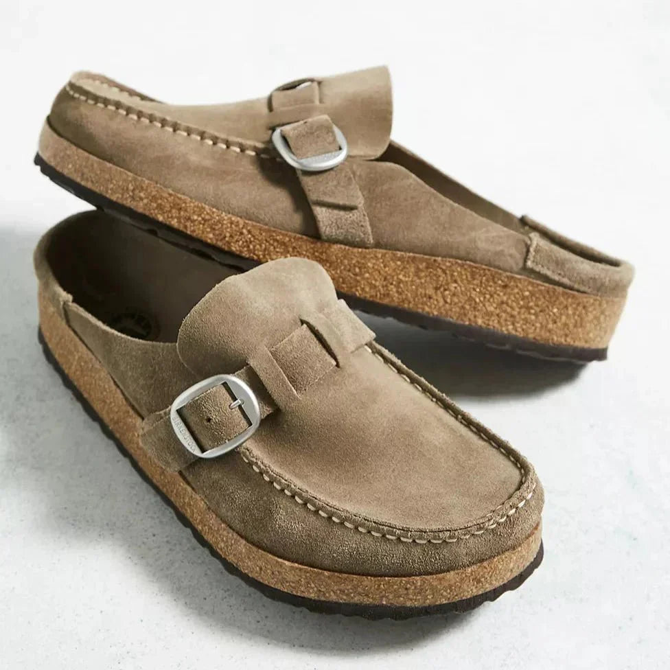 Women's comfortable orthopedic slip-on mules for all-day support & stylish casual wear.