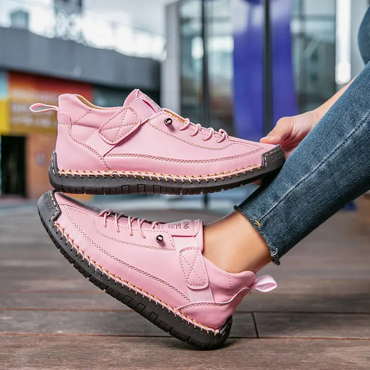 Women's supportive orthopedic sneakers, ideal for daily wear and relief from foot discomfort.