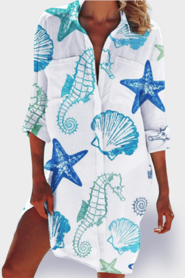 Everyday women's midi dress, relaxed and comfortable, perfect for casual summer outfits.