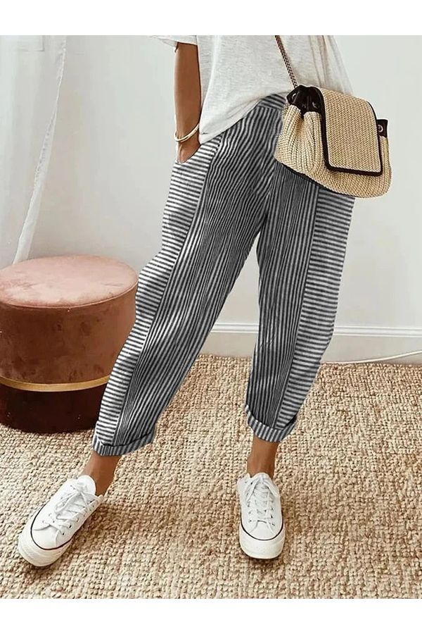 Women's comfortable relaxed fit pants in a soft fabric, perfect for everyday casual wear & loungewear.