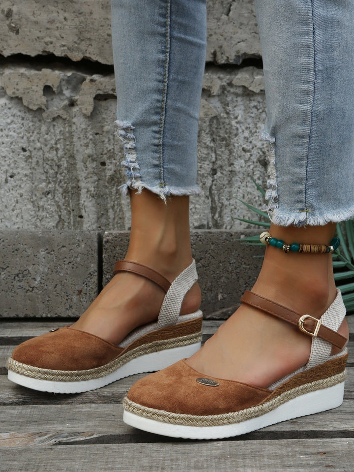 Top view of Sofia women's espadrille flats, versatile & comfortable summer shoes for any casual outfit.